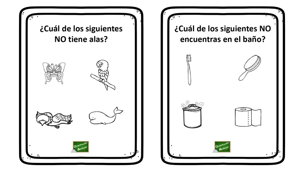 Tarjetas para trabajar la comprensión de frases negativas. Para iniciar el trabajo de comprensión de oraciones en negativo con aquellos alumnos que encuentran dificultad para ello, he preparado una serie de tarjetas.