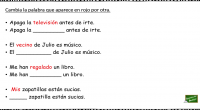 En esta actividad vamos a trabajar la Escritura creativa y conciencia morfosintáctica con la sencilla acción de cambiar una palabra por otra dentro de una oración. Conciencia Morfosintáctica: habilidad para […]