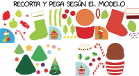 DESCARGA LAS FICHAS EN PDF Especial navidad cuaderno recorta y pega