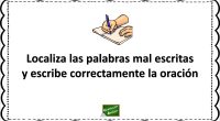 Las palabras mal escritas son aquellas que ortográficamente son incorrectas o carecen de sentido. DESCARGA LAS ACTIVIDADES EN PDF Localizamos las palabras mal escritas A continuación os presentamos una completa actividad para trabajar […]