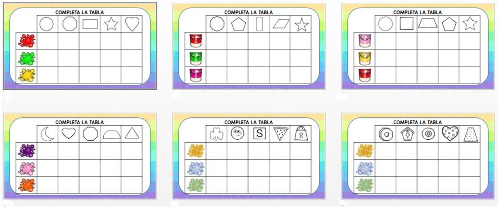 Las tablas de doble entrada son una fantástica manera de trabajar la lógica tanto en educación infantil como en primeros cursos de primaria. Desarrollan en el niño o niña habilidades de discriminación visual y a combinar […]