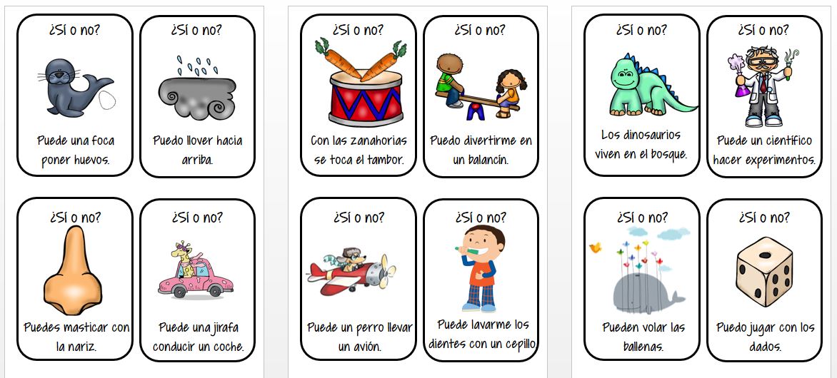 Tarjetitas habilidades básicas y sociales si-no DESTACADA - Orientación ...