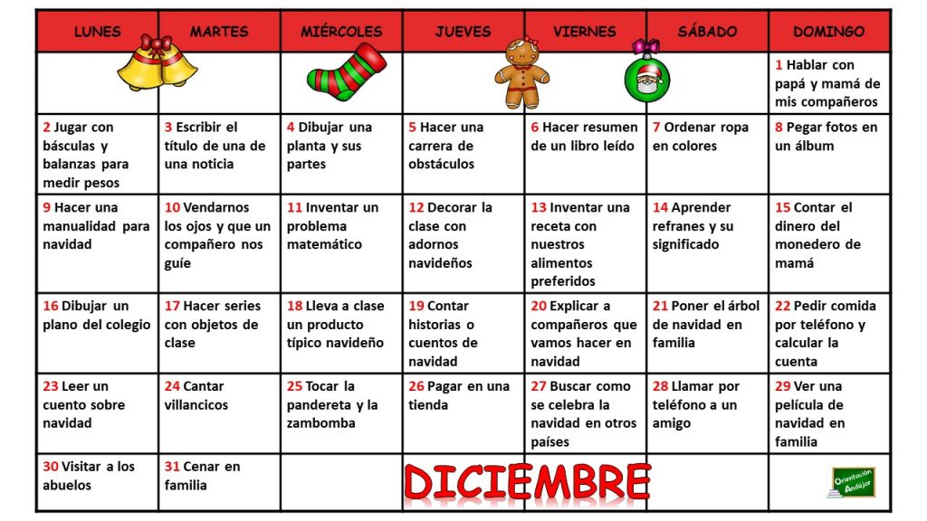 Como cada mes, os comparto un nuevo calendario con numerosas actividades de inteligencia múltiples. Este calendario tiene como finalidad aportar información tanto a las familias como a los profesores interesados […]