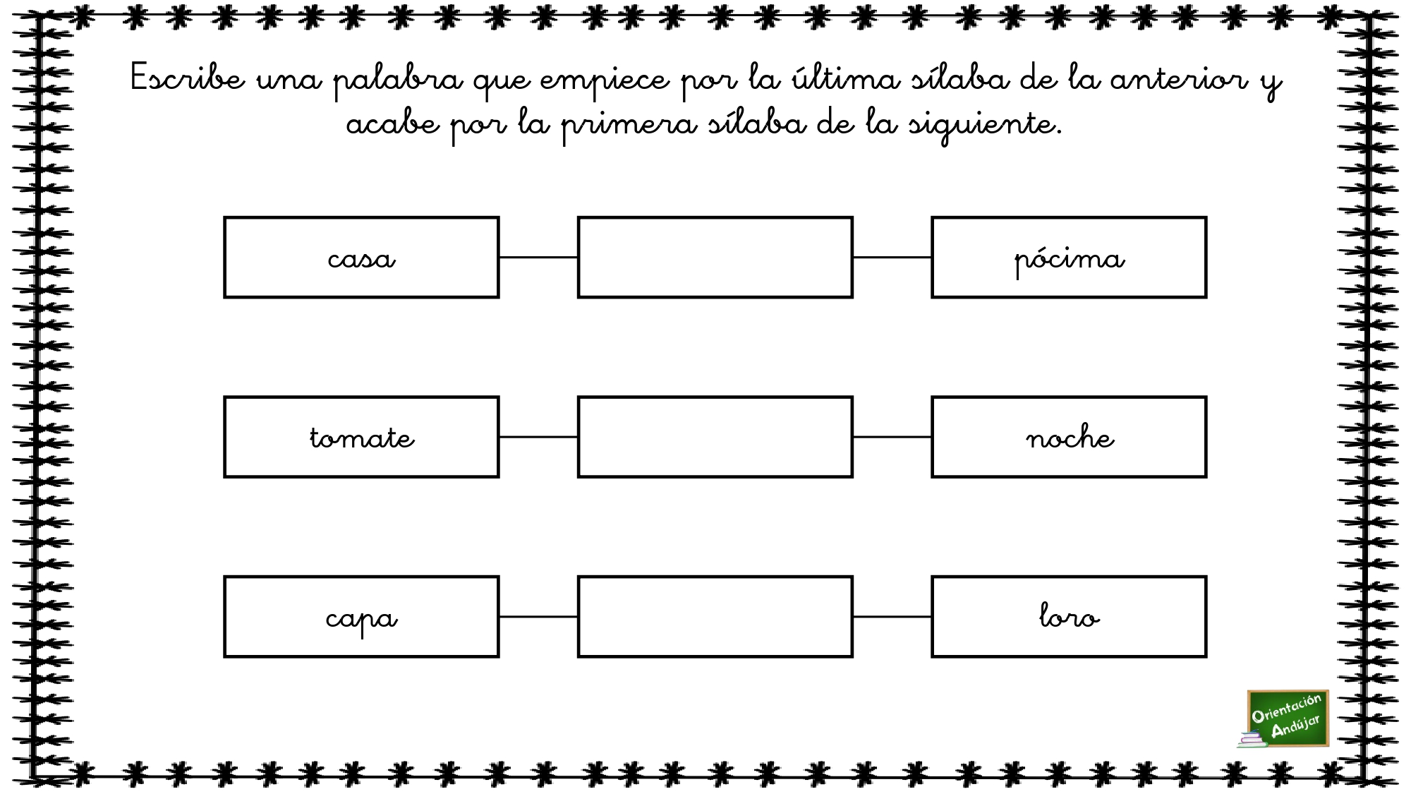 Juegos De Palabras Para Niños De Primero De Primaria
