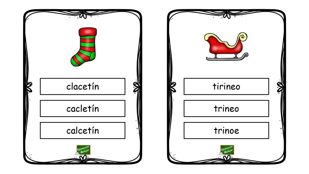 Hoy os traemos una colección de tarjetas listas para descargar e imprimir, que consiste en identificar entre varias palabras la que está correctamente escrita, para ello cuentan con las ayudas […]