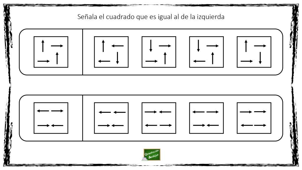 Os dejamos estas actividades para trabajar la estimulación cognitiva de personas adultas. En estas fichas nuestros estudiantes o pacientes deben de señalar cual es la figura igual al modelo realizado […]