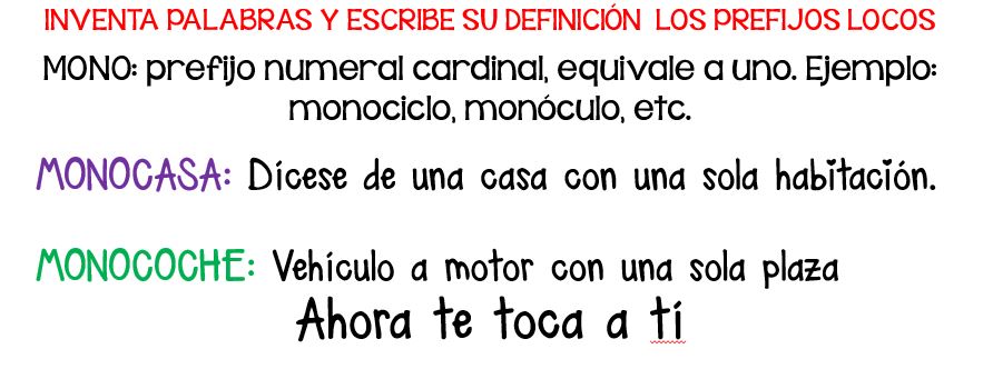 Se parte de la idea de deformar las palabras para hacerlas productivas. Una manera eficaz de deformar una palabra es poniéndole un prefijo arbitrario. Por ejemplo hay un auténtico tesoro […]