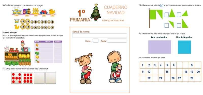 Ejercicios Matemáticas Primaria: Las matemáticas son una parte esencial en el aprendizaje de los niños ya que le ayuda a desarrollar sus habilidades de razonamiento y resolución de problemas. En esta página […]