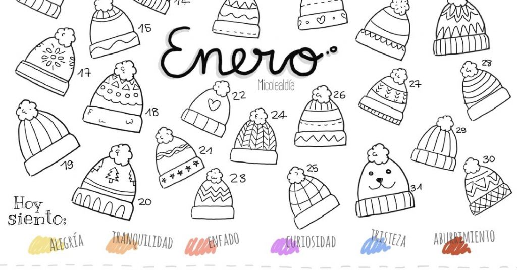 Este método es una forma creativa de registrar cómo te encuentras a nivel emocional, por lo que colorearás las figuras o casillas en función de la emoción que más ha […]