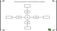 Fantástica actividad para trabajar de una forma diferentes operaciones combinadas.