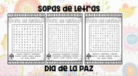 En el marco del Día de la Paz, queremos compartir una divertida actividad para trabajar en clase: ¡sopas de letras relacionadas con la paz! Estas sopas de letras contienen palabras […]