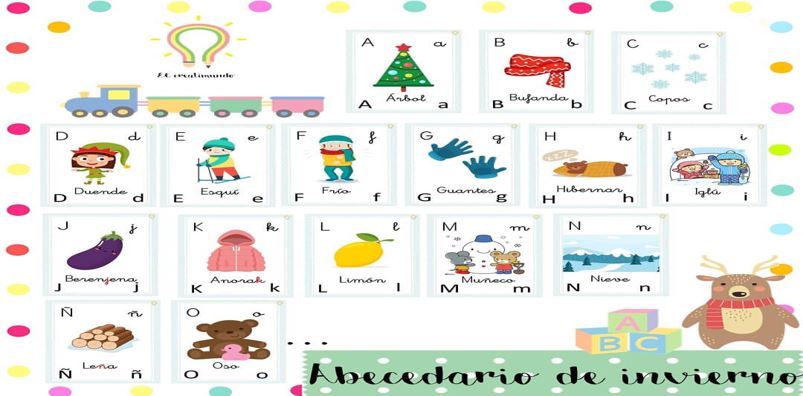 ?ABECEDARIO DE INVIERNO Tal y como presentamos en otoño, aquí llega el abecedario de invierno ? ✔️ Mayúsculas, minúscula y script ✔️ Trata: Alimentos, ropa de invierno, actividades, animales y […]
