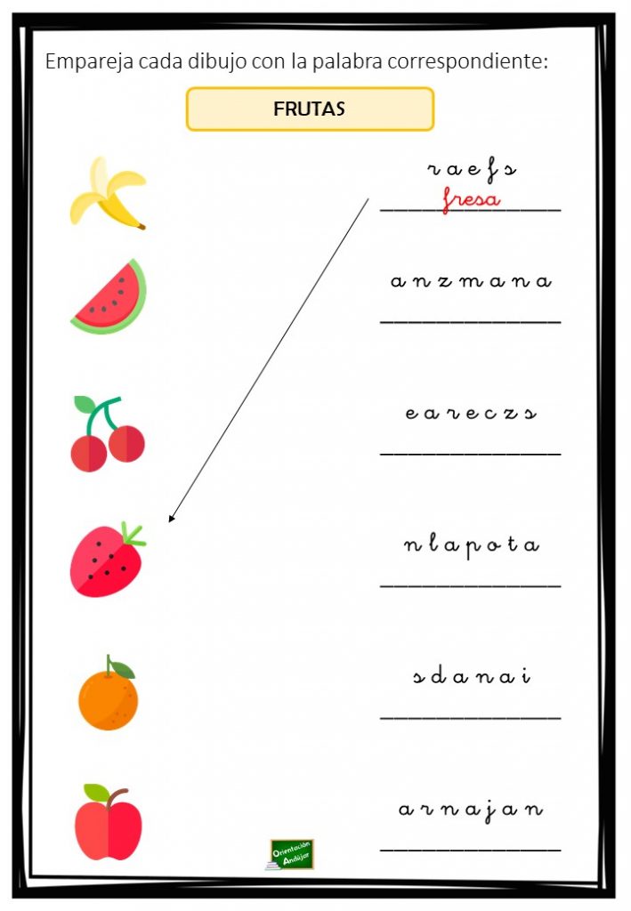 En la siguiente actividad vamos a trabajar diferentes campos semánticos a través de su vocabulario. Pero ¡atención! porque se han desordenado todas las letras que forman la palabra, por lo […]