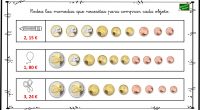 La siguiente actividad está pensada para aprender en el aula el correcto valor de las monedas y su utilización. Para ello hay que rodear sólo aquellas monedas que son necesarias […]