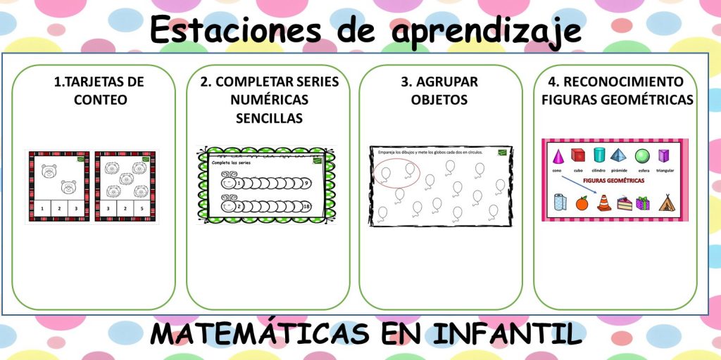 A continuación, os dejamos 4 actividades de matemáticas para trabajar en Infantil.