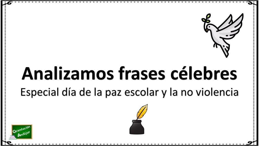 No es la primera vez, que os comparto este tipo de material para analizar frases célebres en clase de lengua. En esta ocasión, todas las frases tienen algo en común, […]