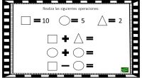 La siguiente actividad no sólo está enfocada a la práctica del cálculo mental, sino a la estimulación de diferentes capacidades cognitivas, como la atención.