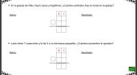 Colección de sencillos problemas matemáticos con operaciones de sumar y restar.