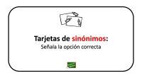 DESCARGA LAS ACTIVIDADES EN PDF Tipos de palabras trabajamos los sinónimos