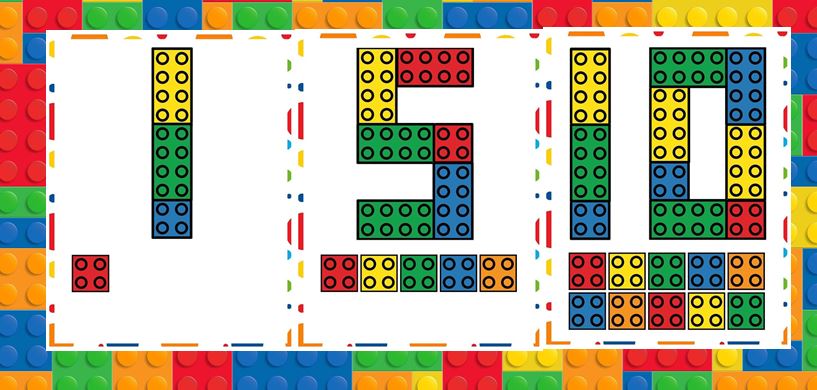 Numeros lego on sale