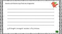 El objetivo del siguiente ejercicio consiste en inventar una historia cuyo final sea el que aparece escrito en cada ficha.