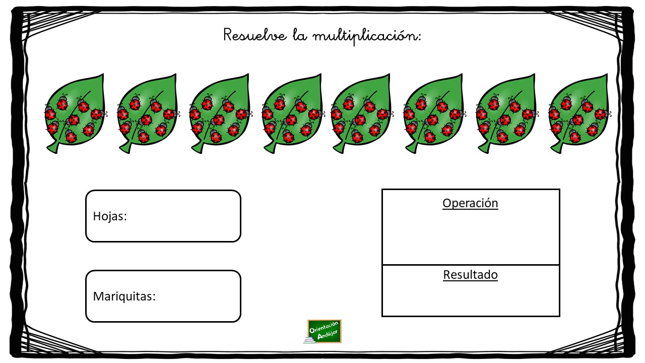 multiplicaciones con dibujos (11) - Orientación Andújar - Recursos  Educativos