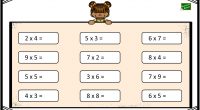 Os dejamos estas plantillas para repasar las tablas de multiplicar de manera fácil y rápido.