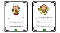La siguiente actividad está pensada para trabajar la expresión oral y la imaginación a través de las descripciones de los divertidos personajes que aparecen en las siguientes tarjetas.