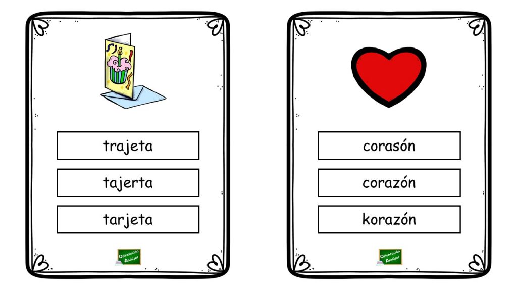 Hoy os traemos una colección de fichas para descargar e imprimir, que consiste en identificar entre varias palabras la que está correctamente escrita, para ello cuentan con las ayudas de […]