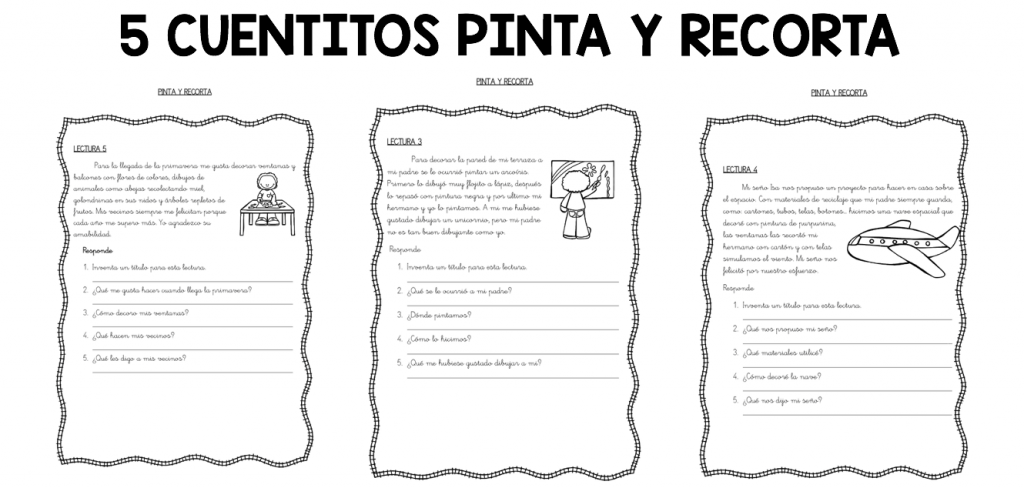 Nuevas pequelecturas para trabajar la comprensión lectora de los más pequeños de la casa. Se trata de 5 pequelecturas con un tema común en este caso la temática es PINTA […]