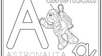 DESCARGA EL ABECEDARIO EN PDF abecedario para colorear y trabajar la psicomotricidad