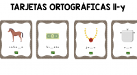 COLECCIÓN DE tarjetas ortograficas ll-y