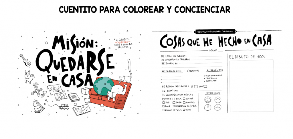“Misión: Quedarse en casa” es un cuento coloreable para que los niños entiendan la importancia de no salir a la calle durante estos días. Es también una pequeña ayuda para […]