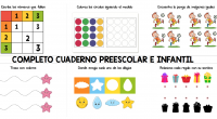 Os dejamos este cuaderno para trabajar con los más pequeños de la casa se trata de 50 fichas ideal para los ciclos de preescolar y educación infantil.