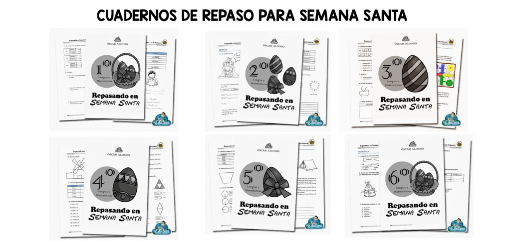 La colección «Repasando en Semana Santa» realizada por Oscar Alonso de LA EDUTECA. Nos va a venir genial para repasar con nuestros peques en casa o para mandar a nuestros alumnos […]