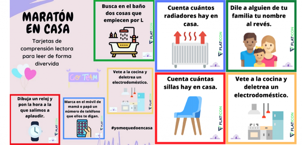 Colección de divertidas tarjetas con retos y actividades para divertirse en casa con tus peques durante estos días de final de curso y comienzo de vacaciones.        
