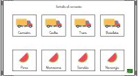 Hoy os compartimos una actividad para trabajar la asociación imagen – palabra. En ella, hay que señalar cuál de las cuatros opciones que presentamos es la correcta, es decir, aquella […]