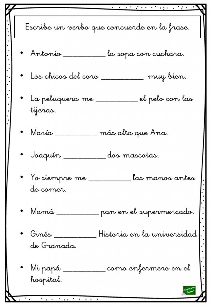Los ejercicios de completar frases con una determinada palabras son tareas muy completas, ya que permite trabajar varios aspectos de la competencia lengüística. Uno de estos aspectos es la comprensión […]