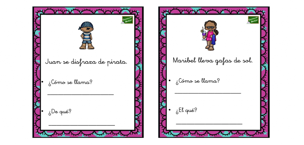 OS DEJAMOS ESTAS TARJETAS PARA TRABAJAR LA COMPRENSIÓN LECTORA de pequeñas frases.   DESCARGA LAS TARJETAS EN PDF MANIPULATIVO tarjetas comprension lectora frases cortas