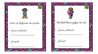 OS DEJAMOS ESTAS TARJETAS PARA TRABAJAR LA COMPRENSIÓN LECTORA de pequeñas frases.   DESCARGA LAS TARJETAS EN PDF MANIPULATIVO tarjetas comprension lectora frases cortas