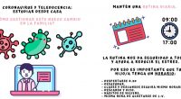 Os traemos unos consejos mediante apoyos visuales de Carmen Esteban @mipsicologainfantil para gestionar con nuestros peques esta nueva situación del coronavirus.