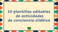 Os dejamos un material que en pocos blogs vais a encontrar, se trata de 10 plantillas completamente editables para que vosotros mismos podáis hacer vuestras propias actividades. Todas las actividades […]