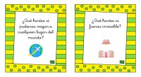 Nueva colección de tarjetas para trabajar el pensamiento creativo y la expresión oral con la divertida estrategia: «¿Qué harías si…?». Se propondrán situaciones surrealistas o disparatadas que nuestros alumnos deben […]