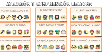 Quiero compartir con ustedes este material para trabajar comprensión y discriminación visual. Deben marcar las imágenes que pueden estar relacionadas con la frase de arriba.