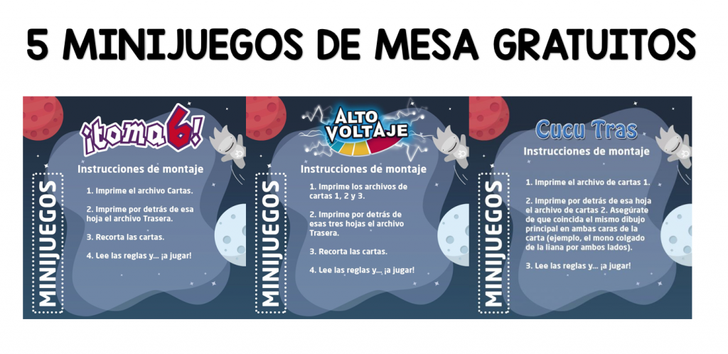 Ya queda menos para terminar la cuarentena… y Mercurio, para hacerla más llevadera, os propone estos recortables de algunos de nuestros clásicos juegos de mesa. Haz clic en los enlaces […]