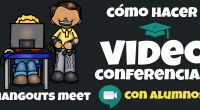 En este vídeo explico cómo hacer una videoconferencia con alumnos, de forma sencilla, paso a paso. Usaremos estas herramientas: ? Google Hangouts Meet: https://meet.google.com ??‍? Google Classroom: https://classroom.google.com ? Google […]