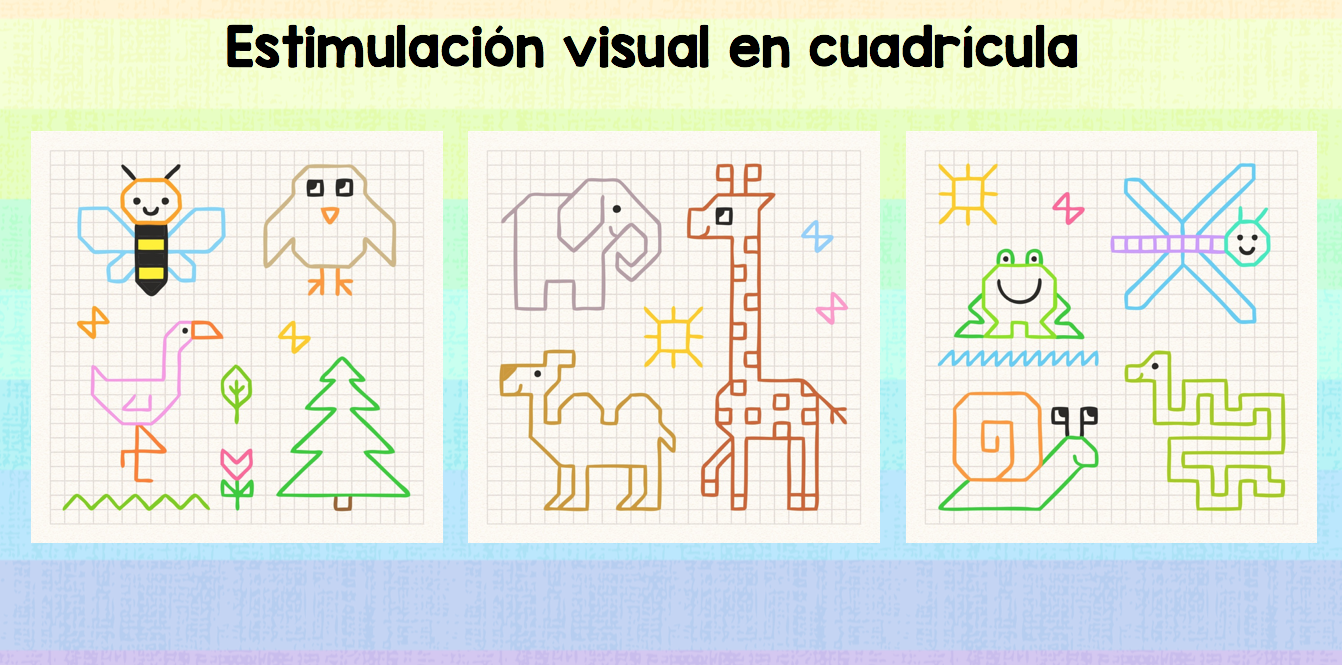 ESTIMULACIÓN VISUAL Repetimos el Dibujo en cuadrícula -Orientacion Andujar ESTIMULACIÓN VISUAL Repetimos el Dibujo en cuadrícula -Orientacion Andujar
