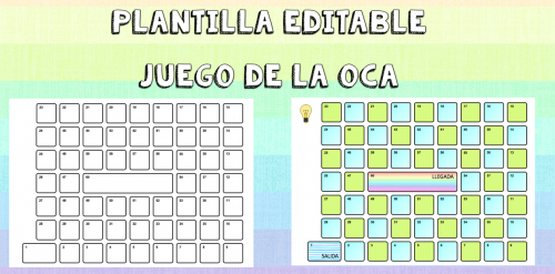 Juego de la oca! 🦢(plantilla incluida)