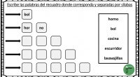 Sencilla actividad para trabajar la segmentación silábica mediante una sencilla actividad en la que presentamos 5 palabras diferentes que van desde 1 a 5 sílabas y nuestros estudiantes deben de […]