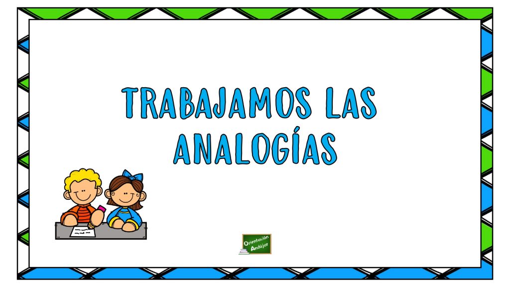 Las analogías son una buena estrategia para trabajar la comprensión lectora y entrenar el razonamiento lógico. Hay que recordar que las analogías consisten en comparar o relacionar conceptos, objetos o experiencias; teniendo en cuenta sus características para hacerlo.